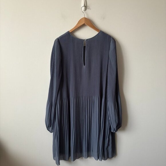 Aritzia Wilfred Daydreamer Mini Dress Granite Blue Size XL - Picture 6 of 9